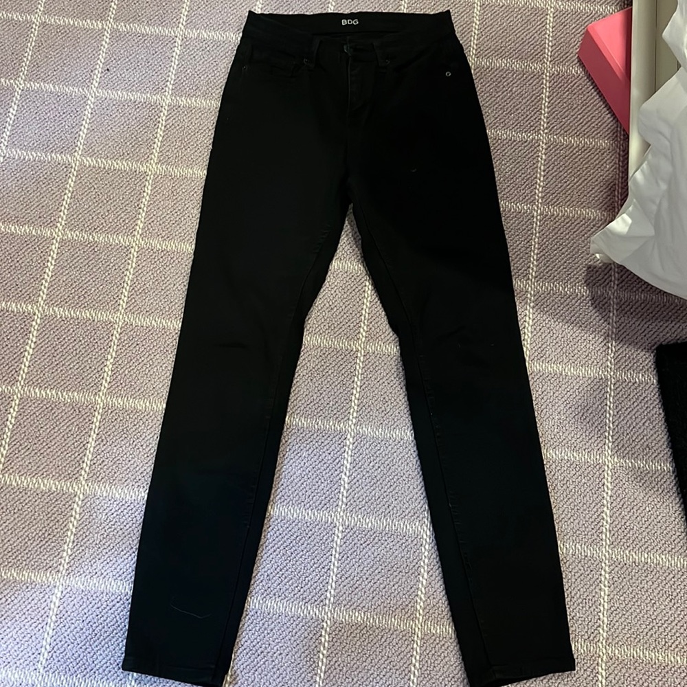 BDG black jeans high rise size 28